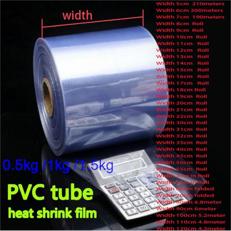 Cellophane Wrap Clear - 0.5-1.5 كجم بولي كلوريد الفينيل الحرارة