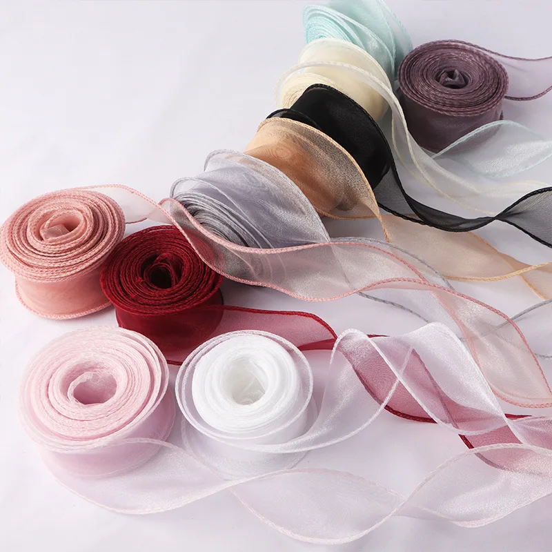 10 ياردة 40 مللي متر لفة شريط  - مراجعة Ribbon Organza Roll وسعره