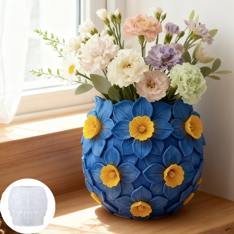قالب سيليكون ثلاثي الأبعاد لصن - مراجعة Florist Supply Vases وسعره