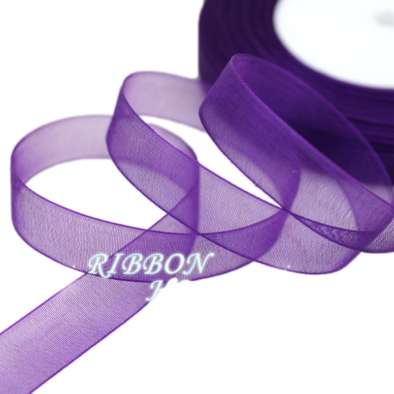 (50 ياردة/لفة) شرائط أورجانزا  - مراجعة Ribbon Organza Roll وسعره