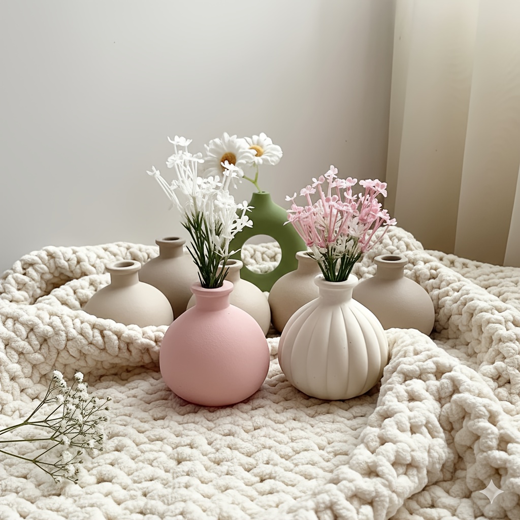قالب سيليكون للراتنج، قطعتين،  - مراجعة Florist Supply Vases وسعره